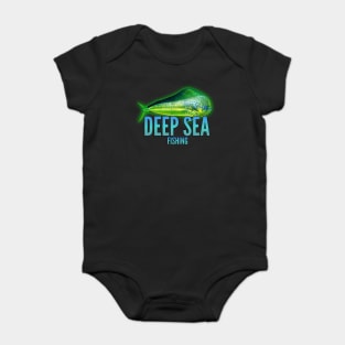 Deep sea fishing designs Baby Bodysuit